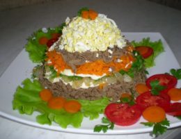 Миниатюра к статье салат из печени