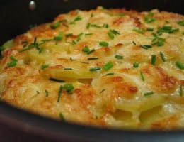 Миниатюра к статье Картофель Дофин запеченный под сыром